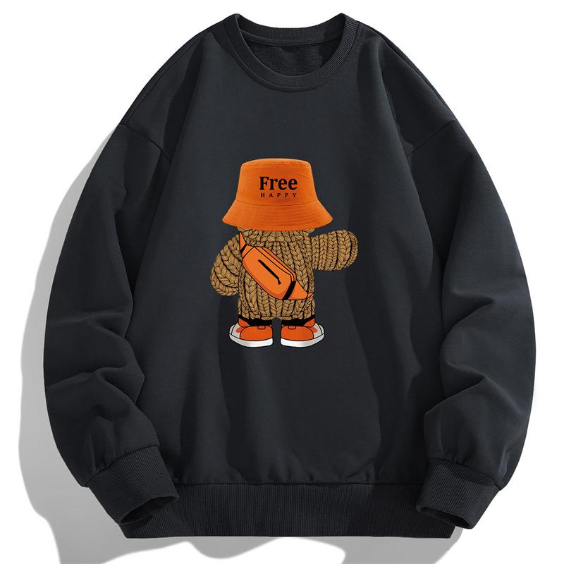 Autumn and Spring Long Sleeved T-shirt Men's Sweater Base Shirt Men's Round Neck Pullover Sweater Men