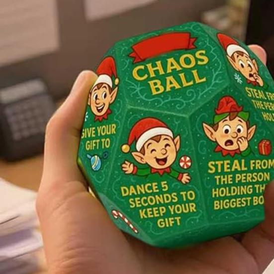 Шт. Веселая игра для вечеринки обмена подарками Кубики Санта Обмен подарками