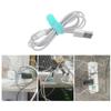 Silicone Organizer Winder Straps Headphones Soft Tape USB Wire Cable Tie Utensil Organize Storage Holder Earphone Clips