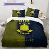 Brøndby IF  Pattern Bedding Quilt Set  Home Decoration  Gift (1 * duvet cover + 2 * pillowcase  without core)