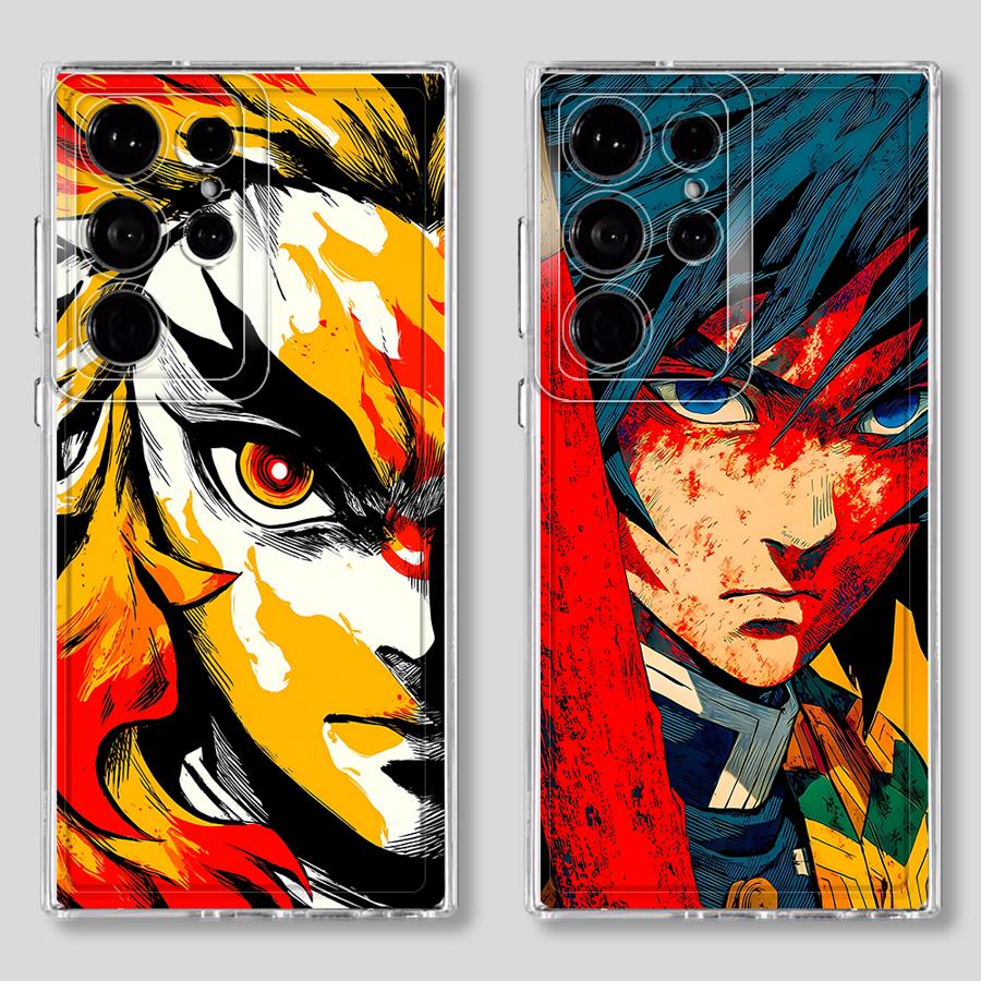 Чехол D-Demon S-Slayer для Samsung Galaxy S26 S23 Ultra Note 20 Ultra 10 S24 S21 S25 Edge S20 Plus S22 FE Чехол для телефона