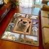 Alpaca 3D Printing Carpet Animal Decoration Rug Mat Funny Birthday for Friend Living Room Bedroom Kids Room Rugs Mat Home Decor