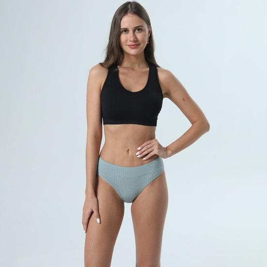 Женские трусы со средней талией, эластичные, мягкие, антисептические, хлопковые, треугольные, трусики больших размеров, однотонные, дышащие, впитывающие влагу, женские трусы, нижнее белье