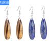Европейские и американские длинные капли воды, натуральные кристаллы, энергия вулканической породы, серьги-подвески, серьги с темпераментом
