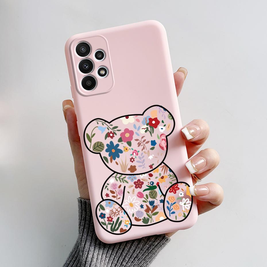 For Samsung Galaxy A53 5G Case Cover SM-A536B Stylish Painted Silicone Soft Protector Cover For Samsung A23 A33 A73 5G A 53 Capa