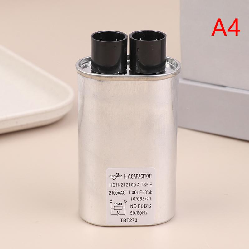 Aluminum Shell Explosion-proof 0.85uF-1.08uF Microwave Oven High Voltage Capacitor DIY Microwave Oven Capacitor Parts