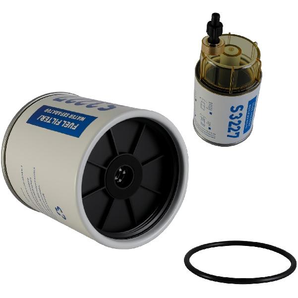 S3227 Fuel Filter Marine Fuel Water Separator With Clear Bowl Replacement For Marine Outboard Motor Mercury Replace# S3227 320R 490R-RAC-01 18-7948