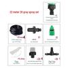 10m Grey Drip Irrigation Set with 10 Nozzle Micro Spray for Cooling and Moisturizing
