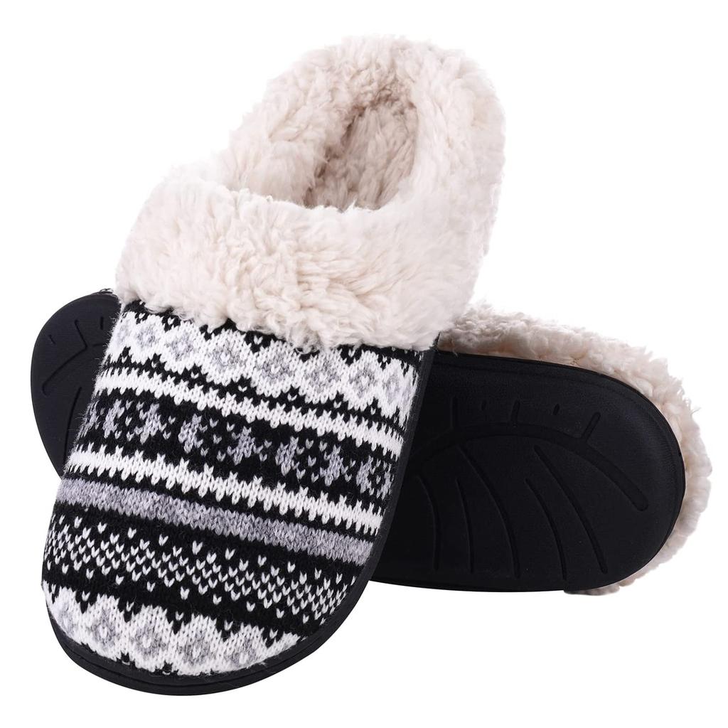 Fashion Litfun Warm Cotton Slippers For Women Men Fluffy House Fur Slippers Indoor Flats Slip-on Soft Slippers Couple House Mute Slides