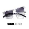 CG7703Super Light TR90Magnetic polarized prescription glasses for men and women, square frame sunglasses for drivers