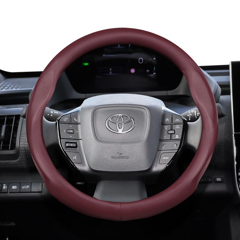 Для Toyota 35-36,5 см Круглая Накладка на Руль Ультратонкая Микрофибра Кожа Camry 86 Scion FR-S GT86 Prius bZ4X Corolla Levin