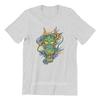 T-shirt Yokai Mighty Green Dragon Spirit Funny Punk Cotton Tshirt Tees Tops Harajuku Streetwear Unisex