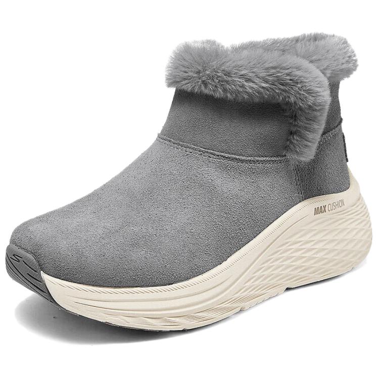 Skechers Максимальная амортизация Удобные Универсальные Короткие ботинки Женские ботинки Серый 144366-GRY