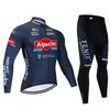 2026 Alpecin Deceuninck Нидерланды Велосипедный Комплект Джерси с Длинным Рукавом Одежда Ван дер Поэля Велосипед Термокуртка Костюм Брюки Велосипедные Штаны с Подтяжками MTB