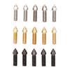 15PCS 3D Printer Nozzle Set M6 Thread 1.75mm Filament High Speed Extruder Nozzle Replacement for