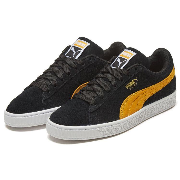 Puma Suede Classic Sports Низкие кеды Унисекс Кеды Черный Золотой 365347-85