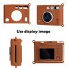 Однотонная силиконовая защитная крышка для мгновенной камеры Fujifilm Instax Mini EVO, чехол, аксессуары, мягкая оболочка, кожаный протектор