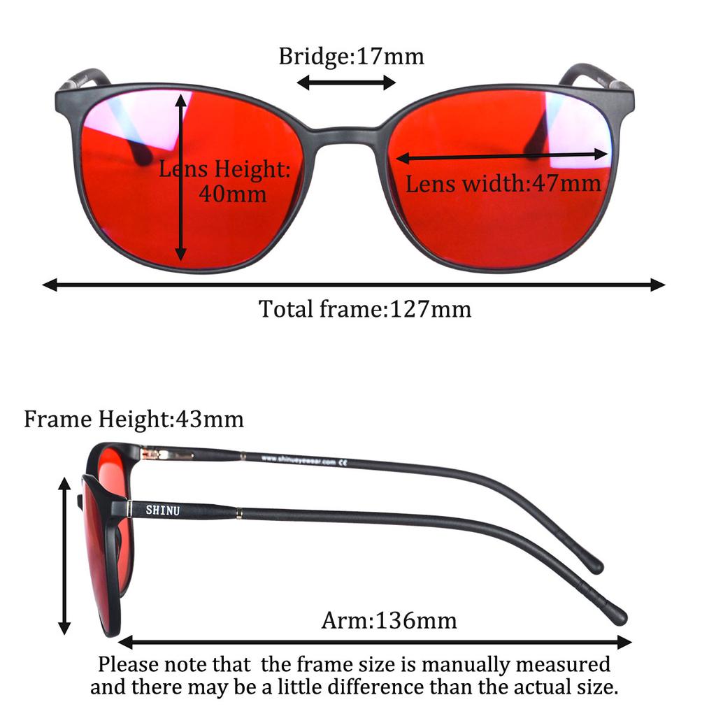 Женские очки с синим светофильтром, оранжевые линзы, женские очки небольшого размера, винтажные очки с красными линзами, помогают лучше спать