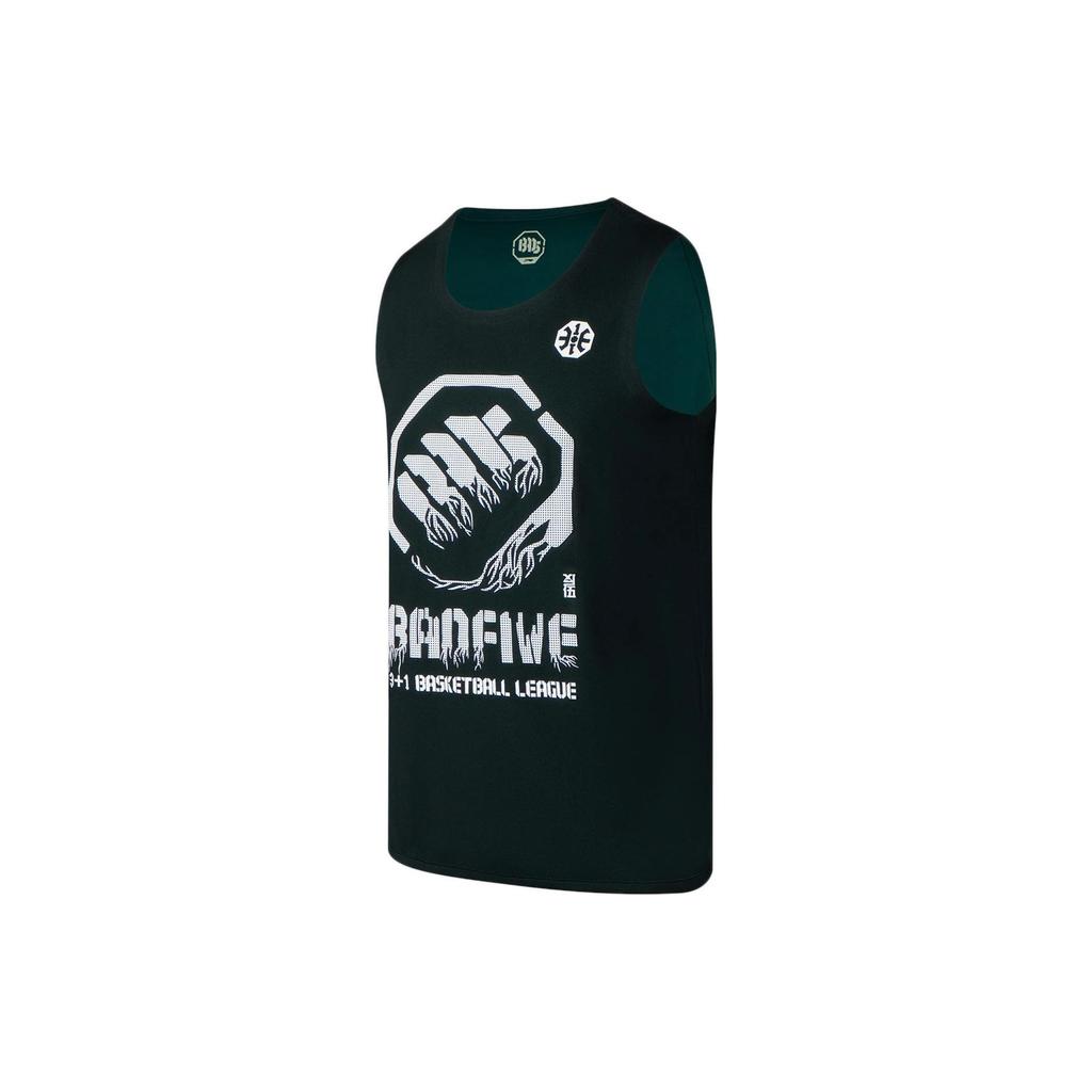 Баскетбольная майка Li Ning Badfive Мужская Черно-бирюзовая AAYR371-11