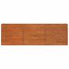 vidaXL Hochbeet Rostig 240x40x77 cm Cortenstahl