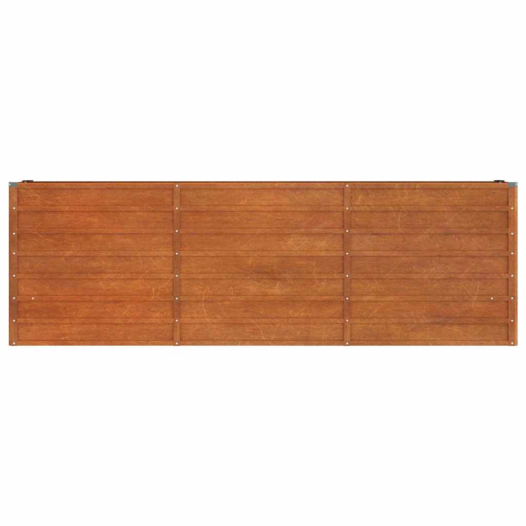 vidaXL Hochbeet Rostig 240x40x77 cm Cortenstahl