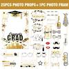 2025 Graduation Season Decoration Paper Photo Frame Photography Props Graduation Celebration Party Supplies