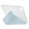 Чехол для планшета iPad Air 11 (2025)/(2024)/Воздух (2022)/(2020)/Про 11 (2022)/(2021)/(2020)/(2018) ,Подставка оригами Прозрачная задняя крышка из ПУ кожи