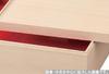 Одноярусный лакированный ящик Jubako от J-kitchens, 100 см x 100 см x 2,7 см, Сделано в Японии, Изготовлен из белого дерева Цукаса