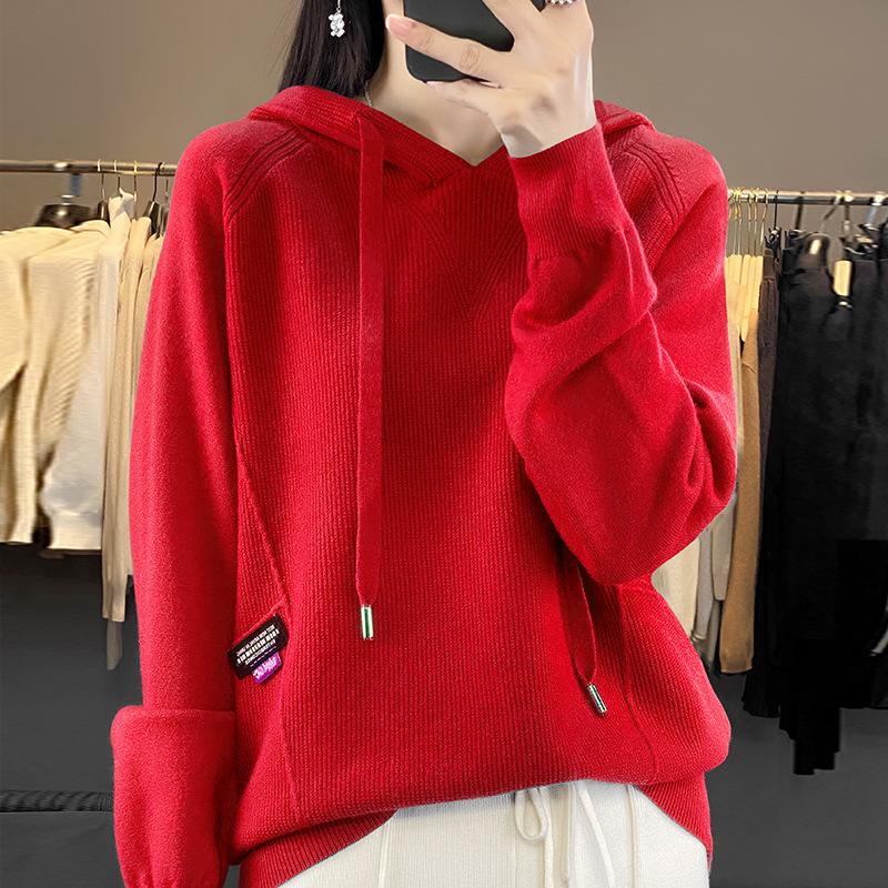 Autumn New Hooded Sweater Women's Pullover Hoodie Casual Fashion Sweater Jacket Bottoming Shirt