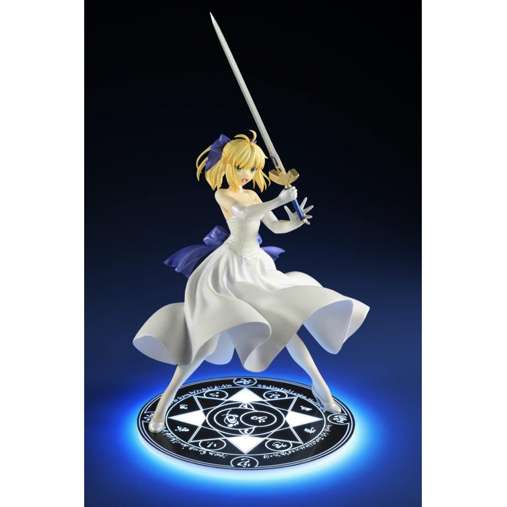 Belfine Fatesay night [Unlimited Blade Works] Saber White Dress Renewed Ver. 18 масштаб ПВХ окрашенная полная фигурка BF139