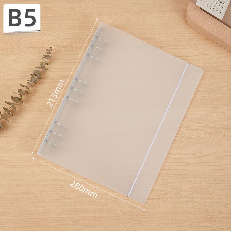 Высококачественный ремешок с матовой текстурой, вкладыш формата А4, прозрачная папка из полипропилена для хранения данных, книга с вкладными листами.