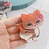 Японская и корейская милая брошь с изображением кота, булавки, акриловые модные аксессуары для одежды с изображением животных