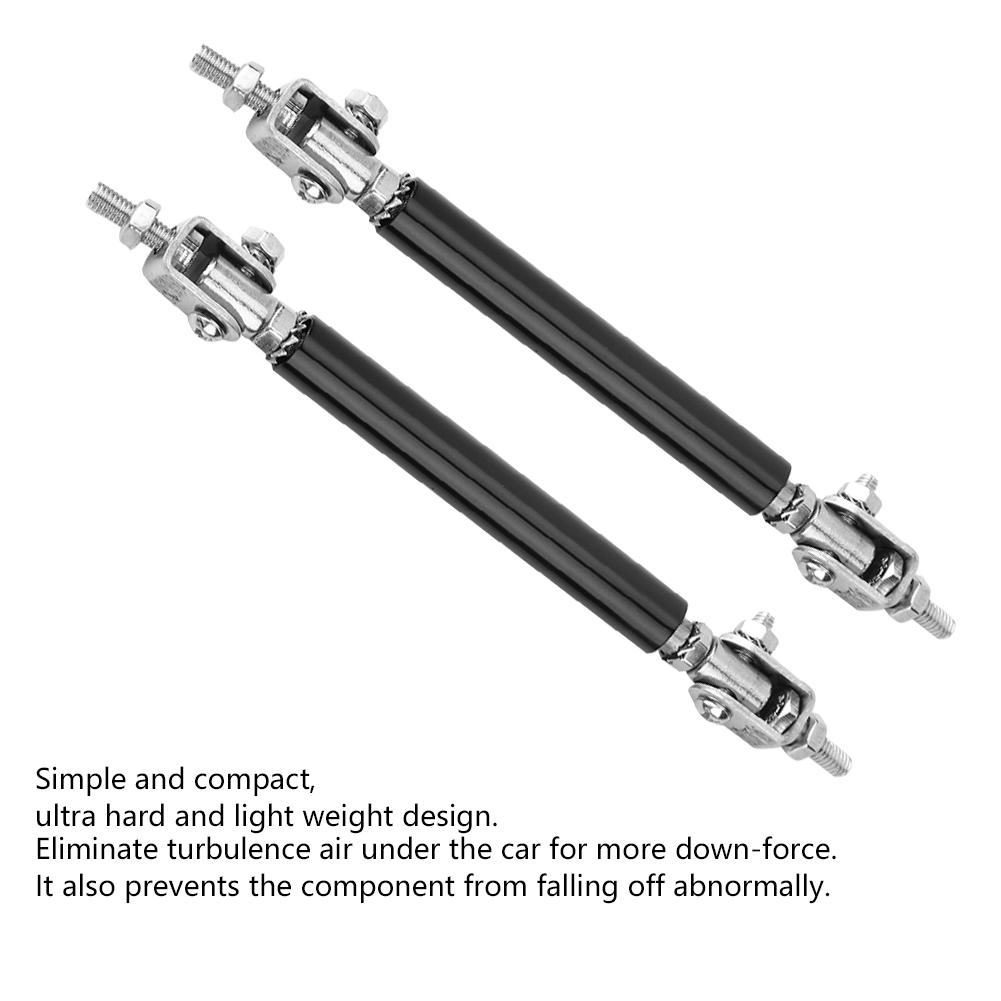 2 шт. 75 мм автомобильный бампер протектор губа стержень сплиттер стойка поперечная рулевая тяга опора передняя задняя универсальная