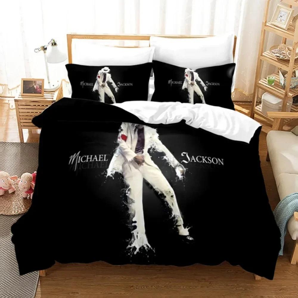 Комплект постельного белья Michael Jackson Single Twin Full King Size Musical Genius для взрослых и подростков, комплект постельного белья 200x200 см