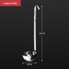 Stainless Steel Long Handle Ounce Spoon with Hook for Soup, Milk Tea, and Porridge