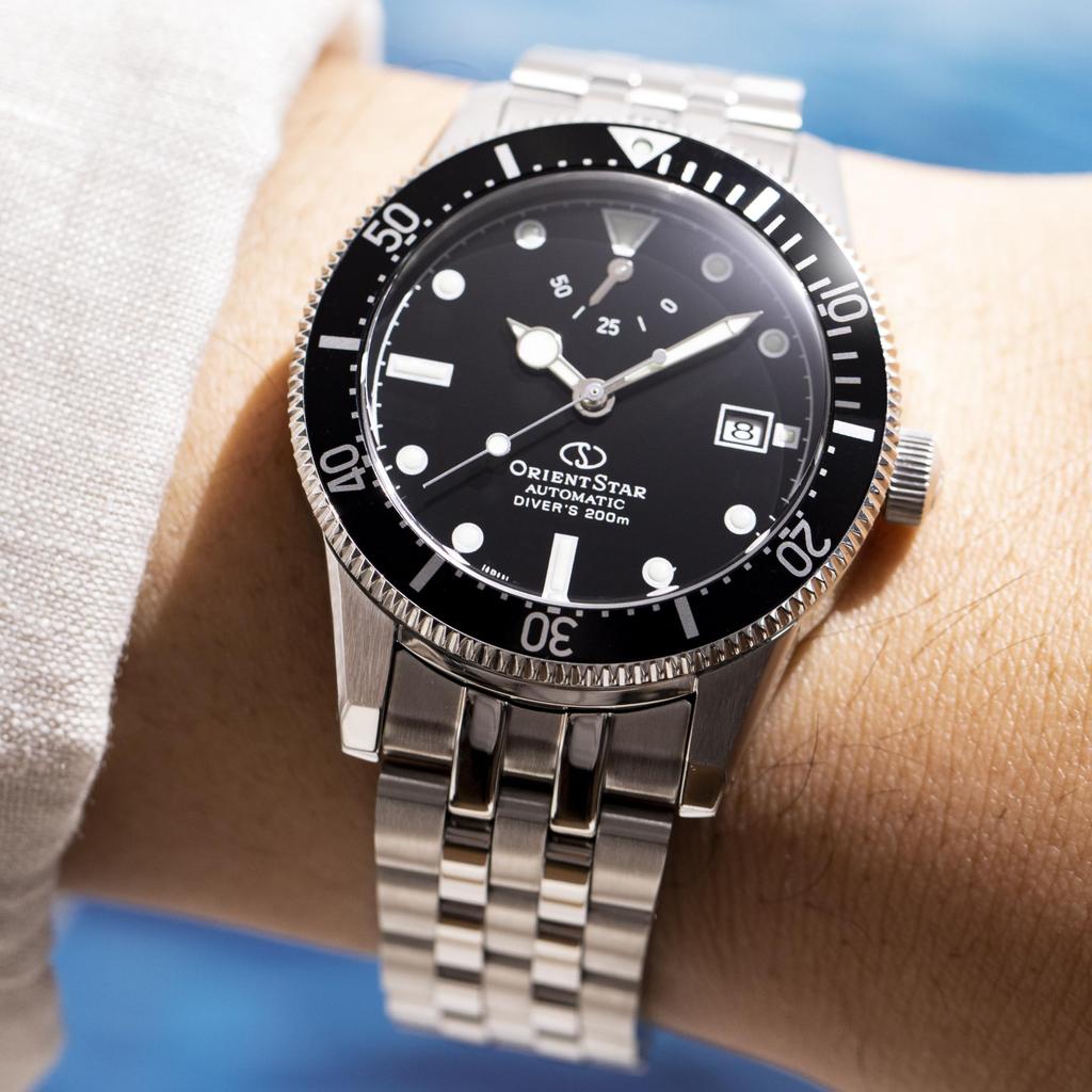 ORIENT STAR Автоматические часы M42 F6 Diver 1964 2-й Механические Сделано в Японии 2 года гарантии от отечественного производителя Водонепроницаемые для подводного плавания 200 м Черные