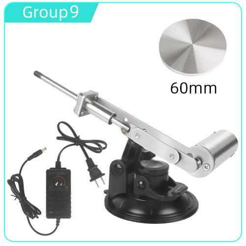 Телескопический линейный привод с ходом 45 мм, мини-двигатель возвратно-поступательного механизма, линейный привод, регулируемая мощность и скорость, EU/US