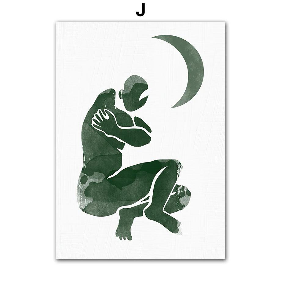 Лето зеленое озеро, лес, холм, цветок, абстрактные постеры на скандинавскую тему и принты, настенная живопись на холсте, Декор, фотографии для гостиной