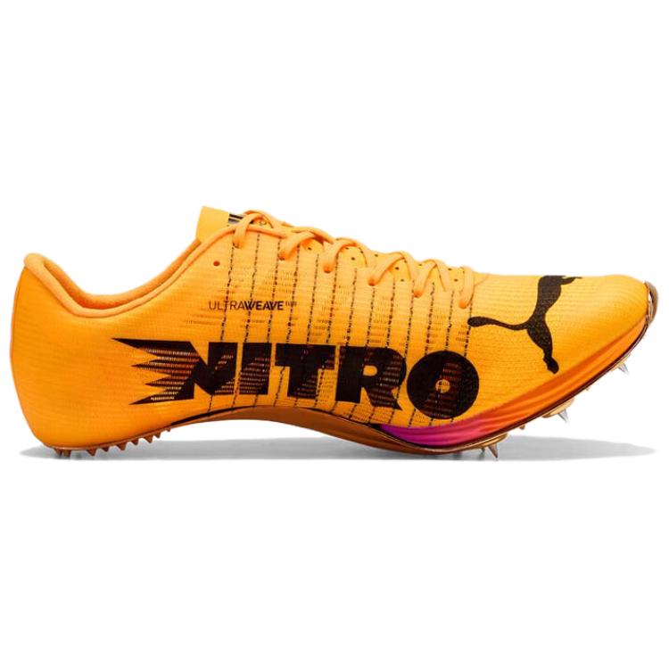 Puma EvoSPEED Sprint Nitro Elite 2 Sun Stream Pure Magenta Унисекс Бутсы Желтый Черный 311853-01