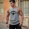 Running Vests Mens Bodybuilding Stringer Tank Tops Summer Cotton Gym Warriors Clothing Muscle Sleeveless Shirt Fitness Singlets
