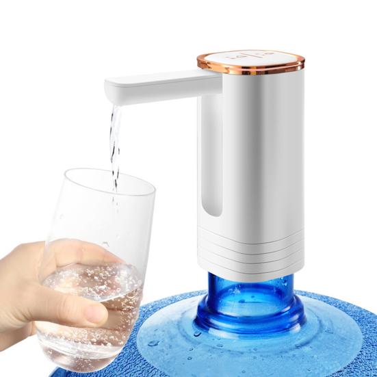 Насос для бутылки с водой, малошумный перезаряжаемый компактный размер, электрический автоматический питьевой мини-кувшин для воды, диспенсер для офиса