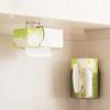 Punch-Free Suction Cup Tissue Box Transparent Face Towel Dispenser Wet Wipes Storage Box  Kitchen