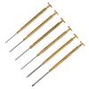 6pcs Slot Watch Screwdrivers Set Copper Watch Glasses Computer Repairing Screwdrivers
