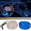 5M Car Interior Led Decorative Lamp EL Wiring Neon Strip Cold Light Wire For Auto DIY Flexible Ambient Light USB Atmosphere Lamp