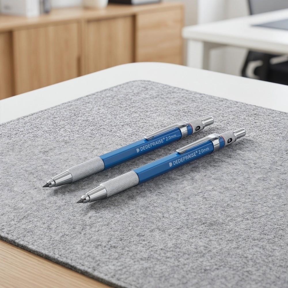 2PCS 6in Metal Drafting Pencil Stable Lead Output Sketch Writing Pencil Sketch Creation