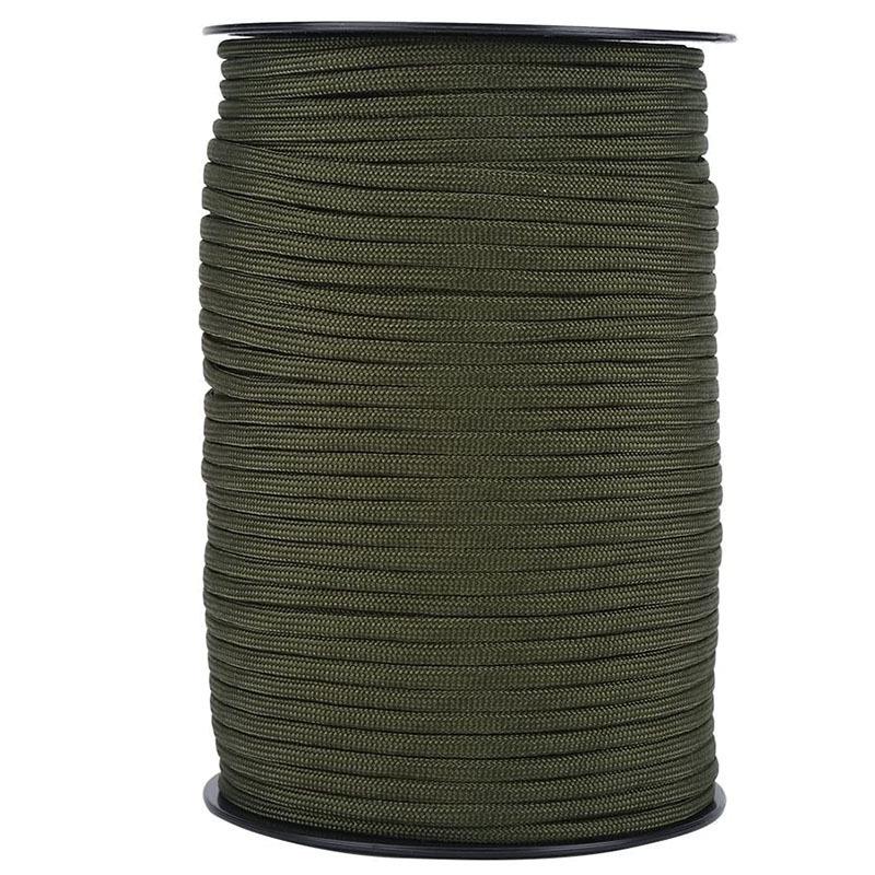 Multi-functional 10-Core 4mm Paracord for Outdoor Rescue, Climbing, and Towing, 100 Meters.