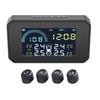 Excellent Car TPMS Easy Installation LCD Display Solar Power