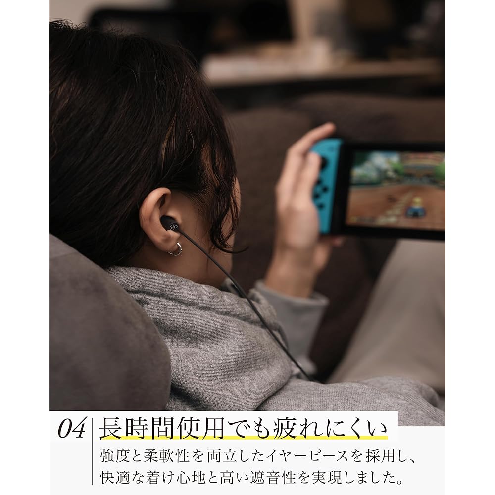final (Final) VR500 for Gaming In-Ear Gaming Headphones with Microphone, Compact, Gray, 3.5mm Plug