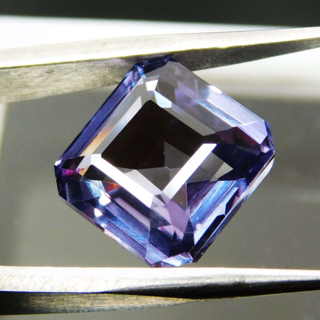 Certified Natural Color Change Alexandrite 8 Ct Asscher Cut Fabulous Gemstone