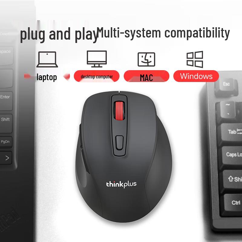 Lenovo Бесшумная беспроводная эргономичная мышь M30